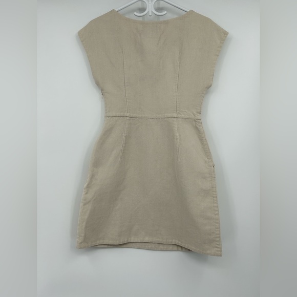 3.1 Phillip Lim Beige Dress with Pockets Boatneck Size 2 - Picture 3 of 6